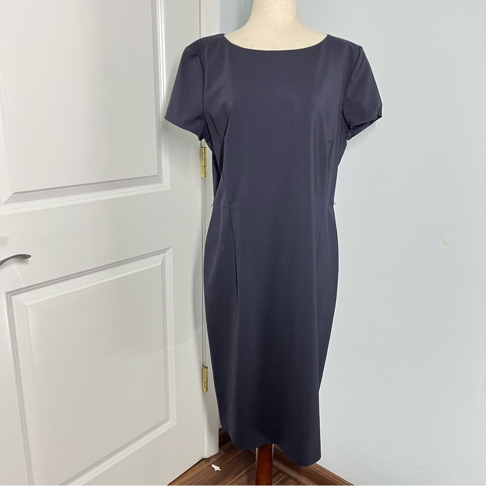 Hugo Boss classic navy blue dress size 10